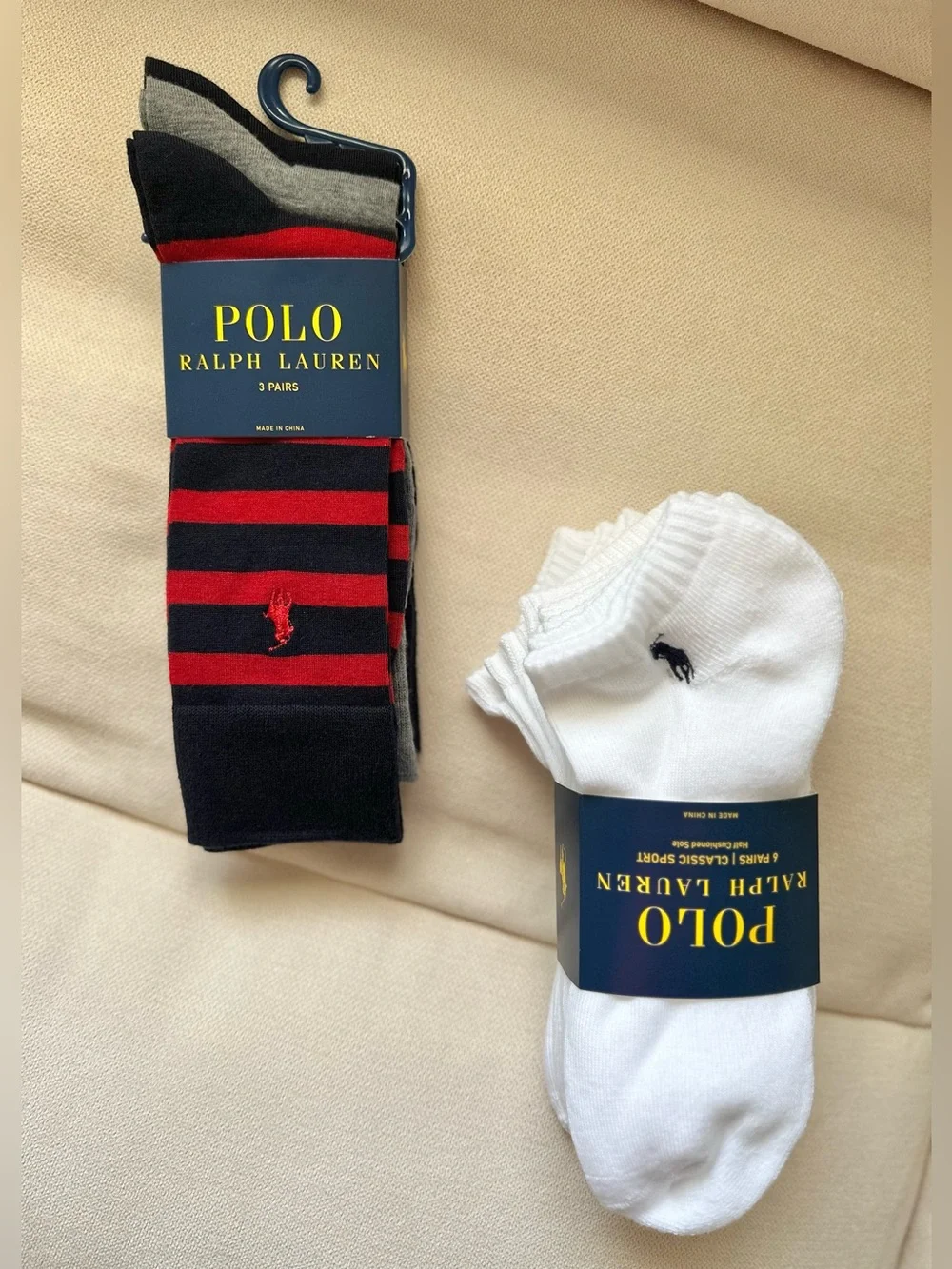 Men’s POLO Ralph Lauren Socks – 9 pairs NEW